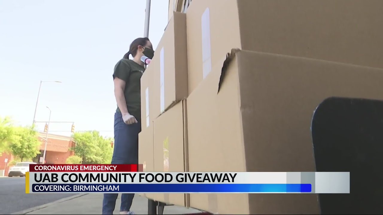 UAB community food giveaway