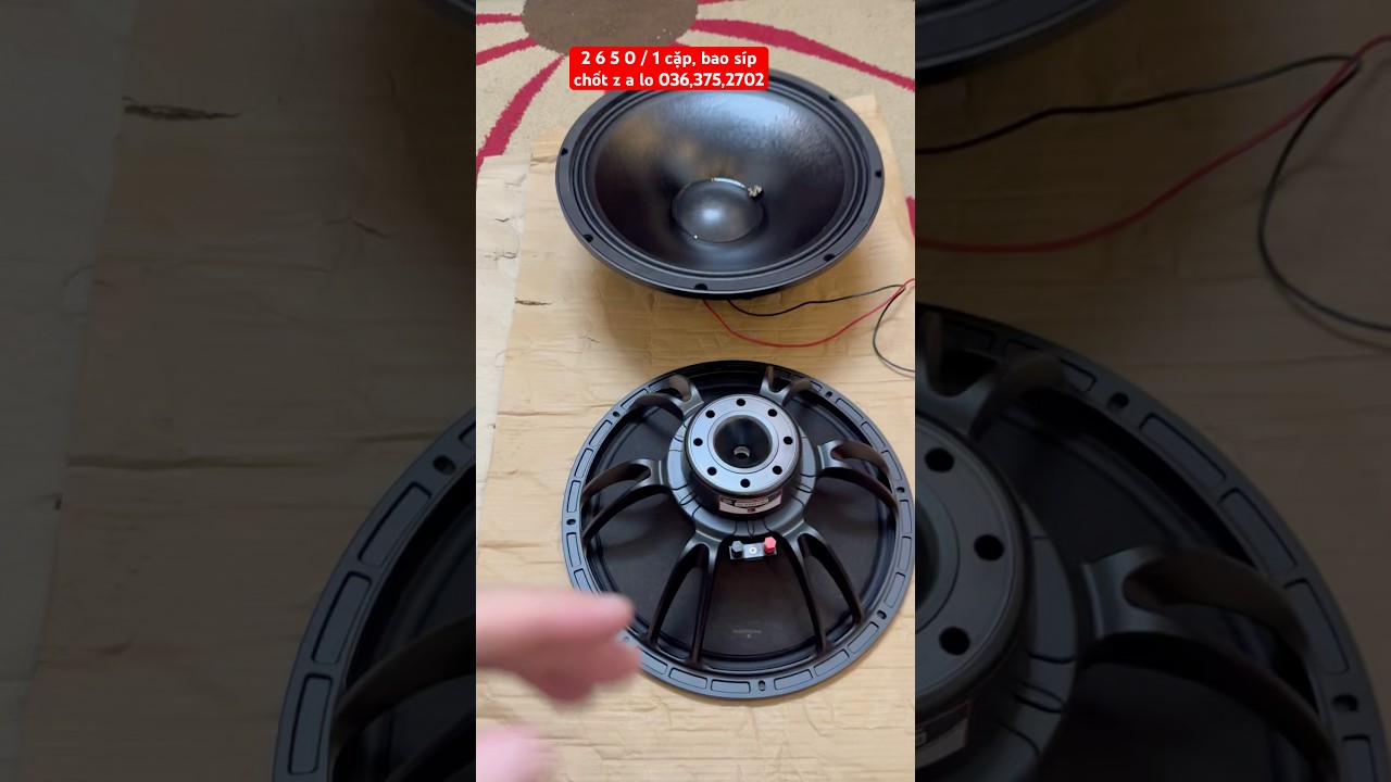 loa bass 40 neo pif, model : pif15ndl76, neo khối coil 76
