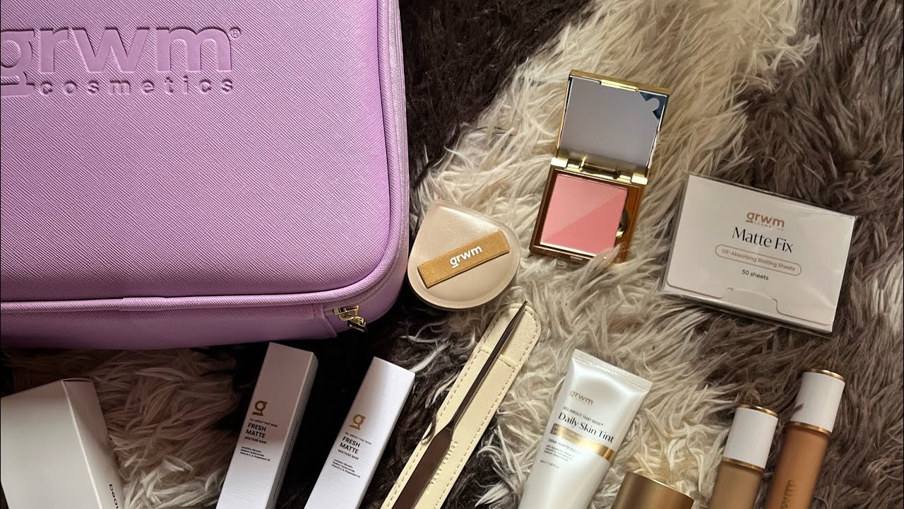 Unboxing my GRWM make up