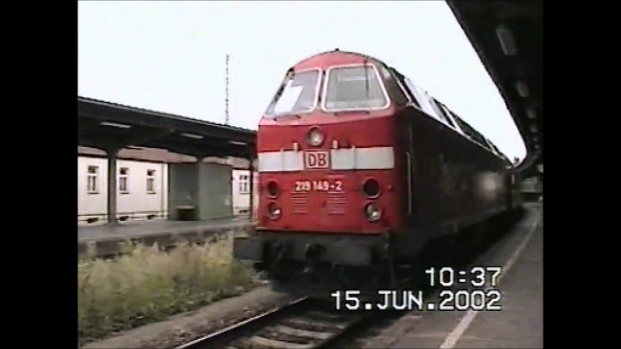 Eisenbahn zwischen Meißen und Nossen - die letzten Einsätze der BR 219 (1/2)