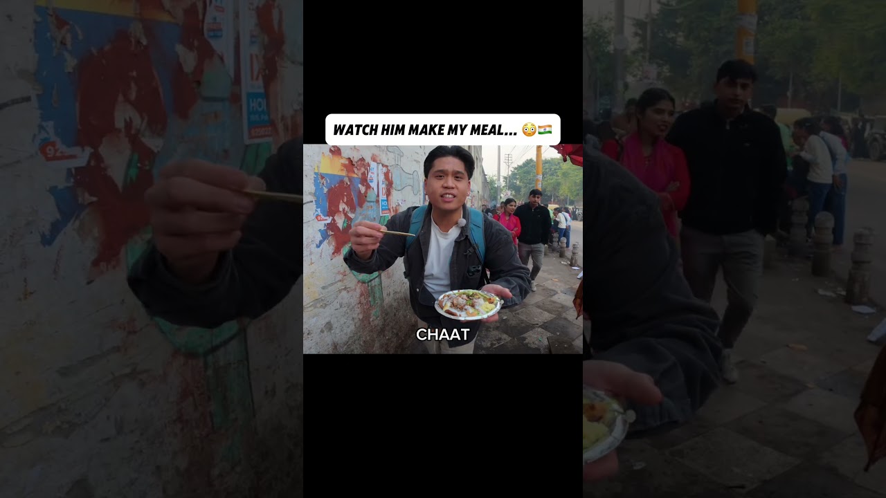 &laquo;Чаат&raquo; за 1 доллар в Нью-Дели, Индия 🇮🇳 #solotravel #streetfood