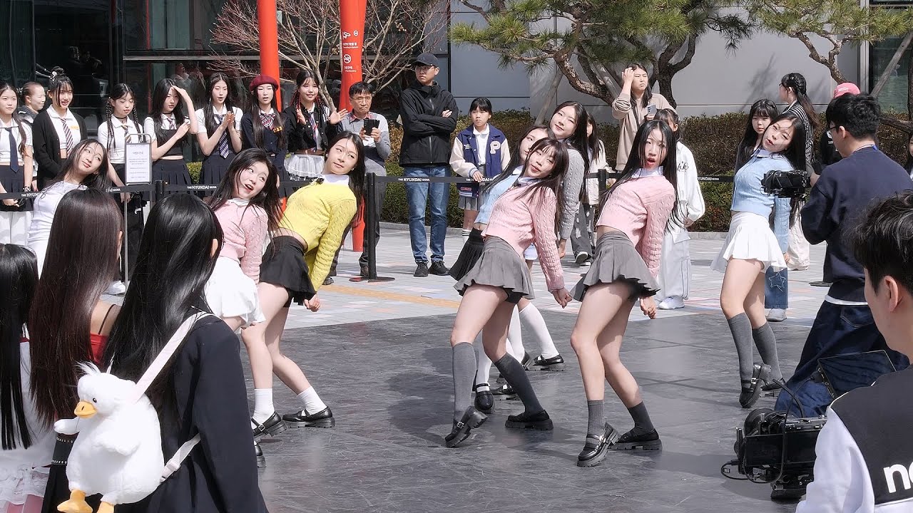 Dance] 제이킹덤 J-kingdom: 하츠투하츠 Hearts2Hearts 'The Chase': 딩가딩가 버스킹: 250315 여의도: DGDG RPD: 권채은 ChaeEun