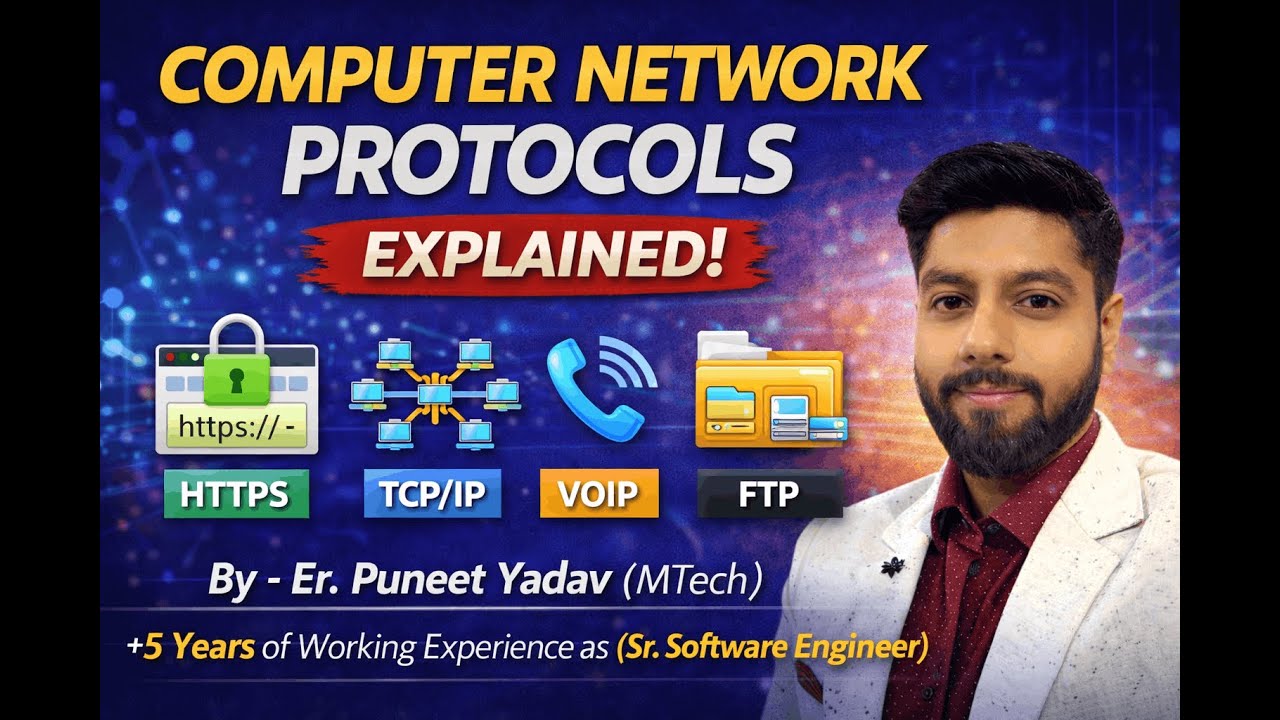 Network Protocols Explained | HTTP, FTP, TCP/IP, SMTP, POP3, HTTPS, Telnet, GSM & more