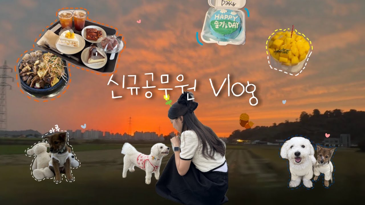 [Vlog#5] 신규공무원 브이로그 | + 내생일 | 묻고 떠블로 주말출근까지 | 동기모임 재밌다…💛 | 어느덧 두달차 | 재업
