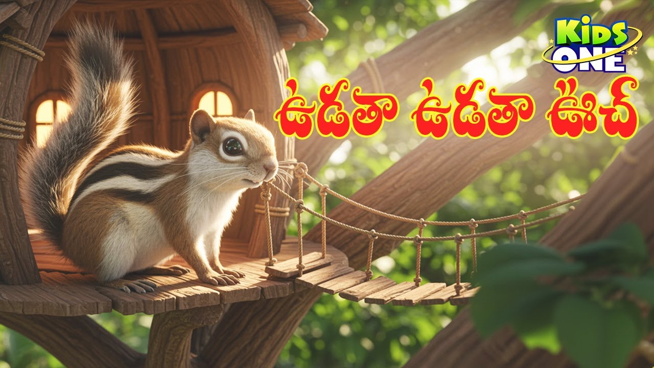 Udatha Udatha Uch New Version Telugu Rhymes for Children | ఉడాత ఉడాత ఉచ్ | Telugu Rhymes | KidsOne