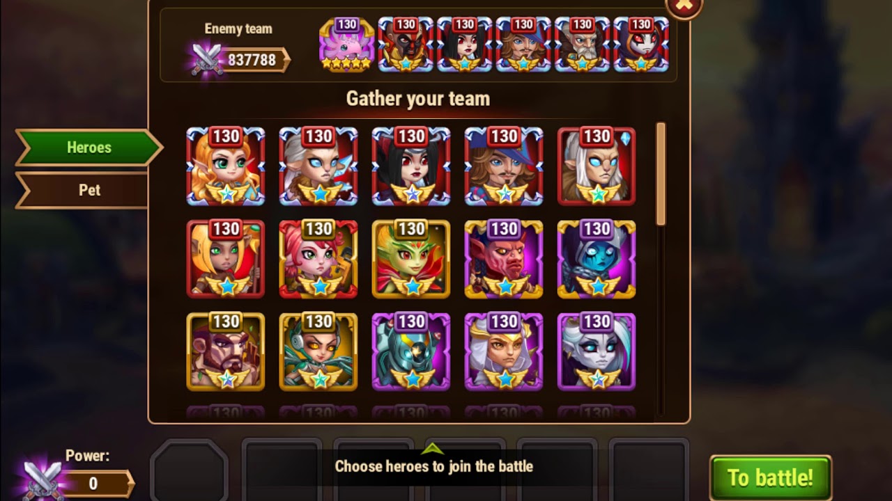 Hero Wars -- Shortcut to Change Pet Patronage