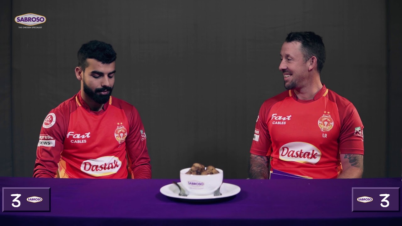 Luke Ronchi and Shadab Khan over Game of Bowls by Sabroso