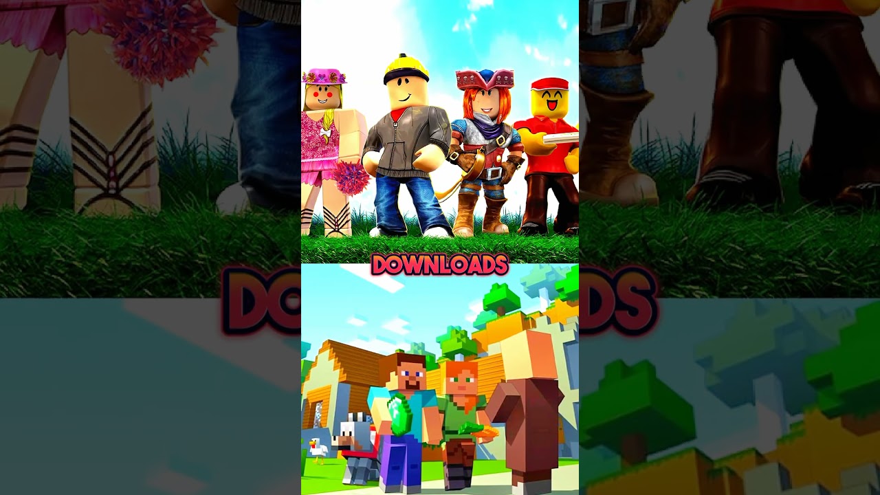 Roblox VS Minecraft #trend #viral #shorts