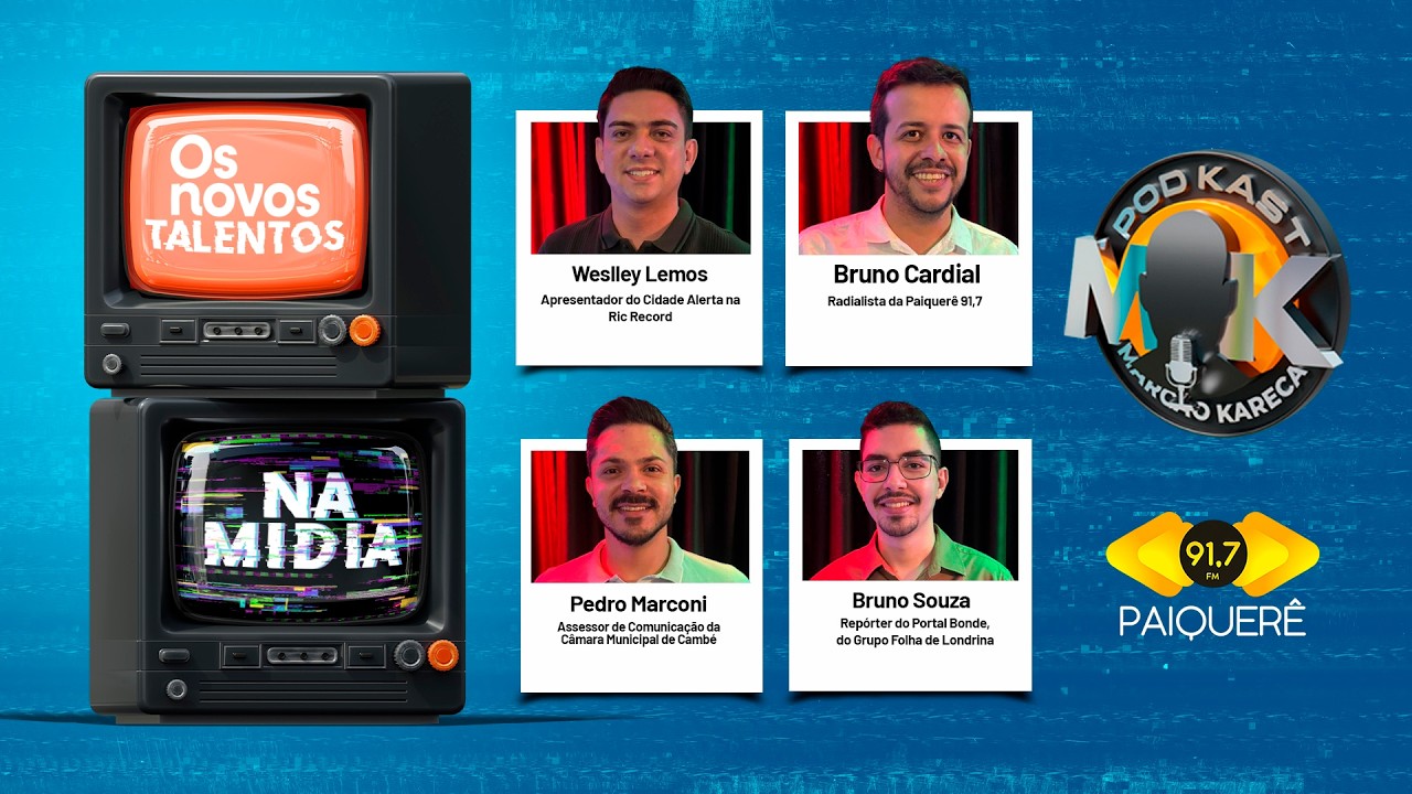 NOVOS TALENTOS NA MÍDIA! PODKAST MARCAO KARECA #184