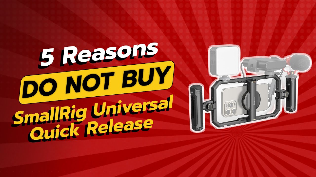 DON'T BUY SmallRig Universal Quick Release Until You See THIS! 🚫📱