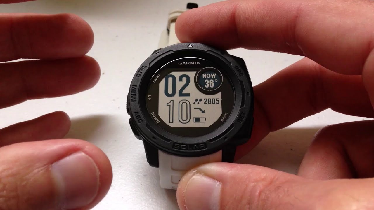 Garmin Instinct - Phone Connection Alert (Turn On/Off)