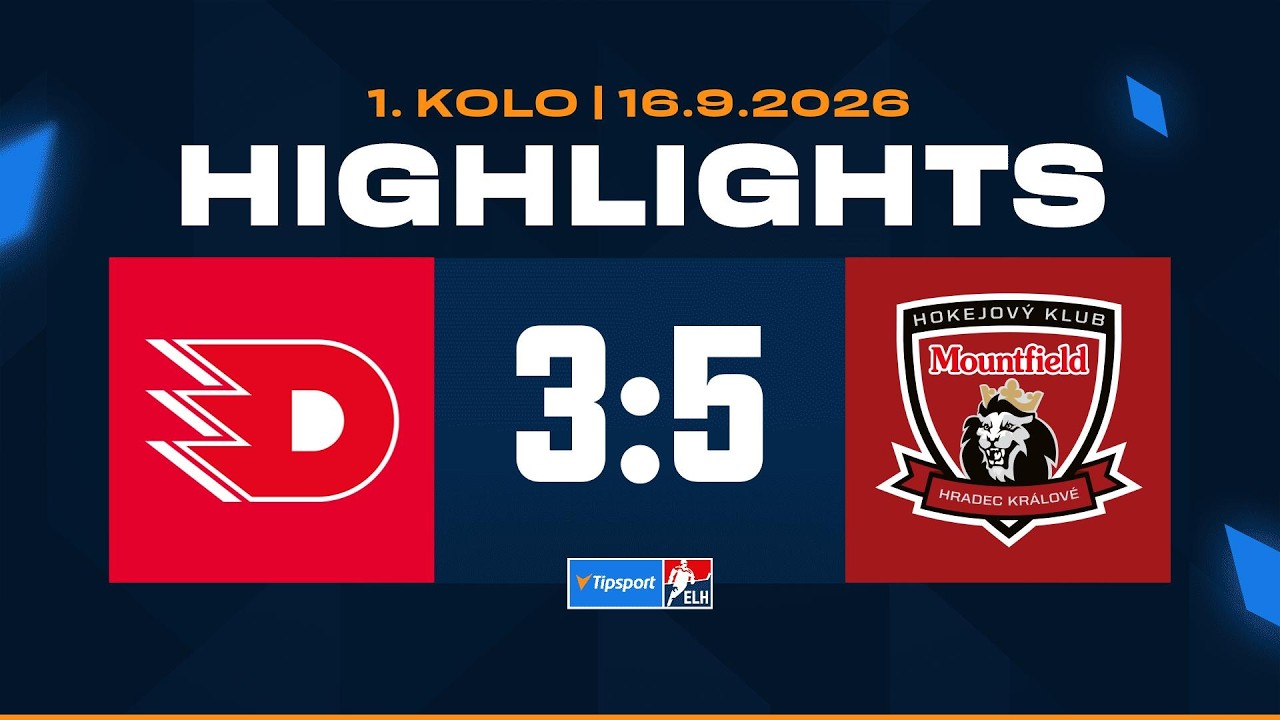 Highlights | HC Dynamo Pardubice vs. Mountfield HK 3:5 | 16.09.2026