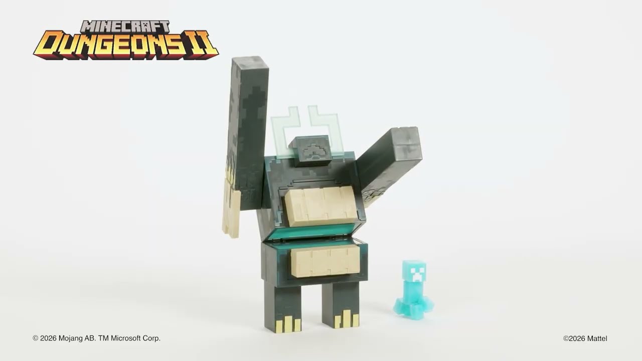 Minecraft Dungeons II Twisted Warden Playset
