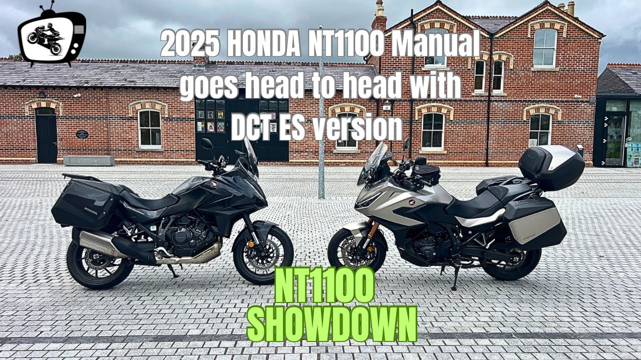 TWO Honda NT1100's!!  MANUAL version meets DCT with ELECTRONIC SUSPENSION.