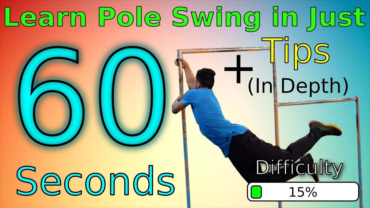 Learn How to do Pole Swing in Just 60 Seconds + Tips (in depth)| Parkour Tutorial | Nijastic Parkour