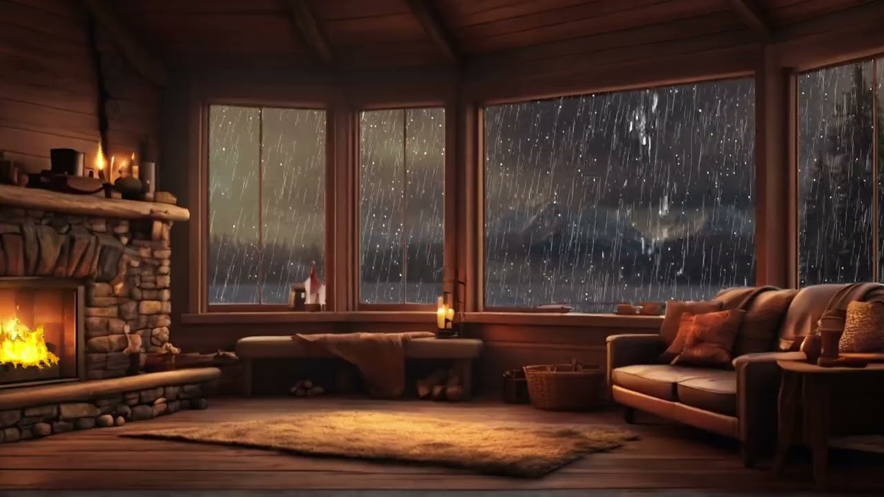 Super Heavy Rain for FAST Sleep - Sleep Immediately with Heavy Rain ASMR, For Relax, Study,