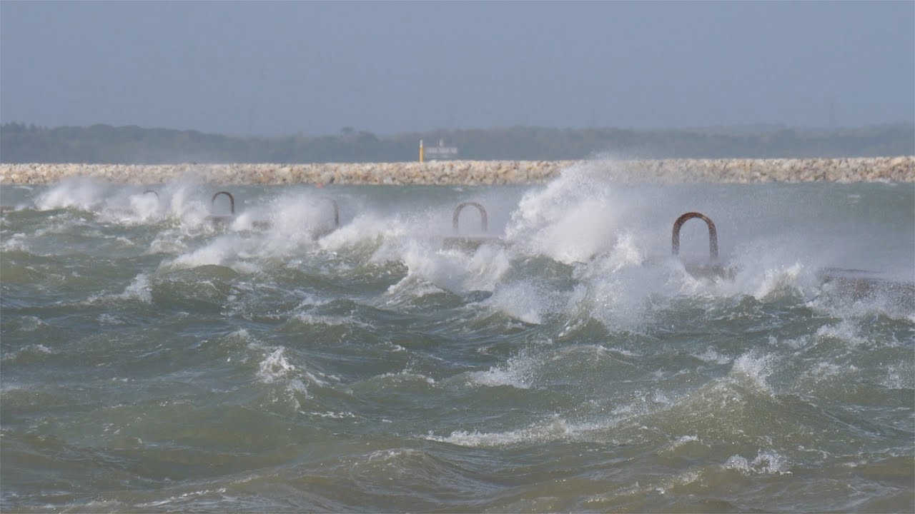 Storm Brian Hits The Isle of Wight