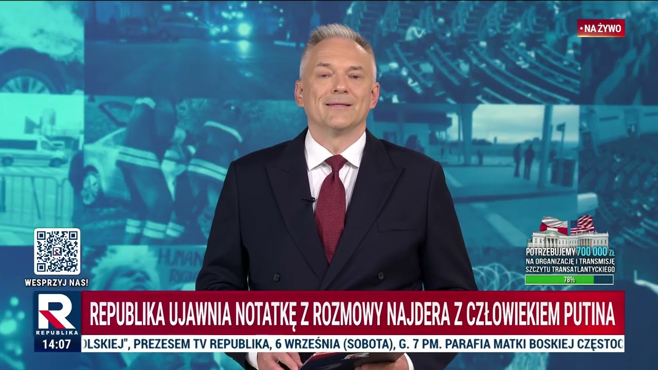 Informacje Telewizja Republika 02.09.2025 godz. 14:00 | Republika Dzień