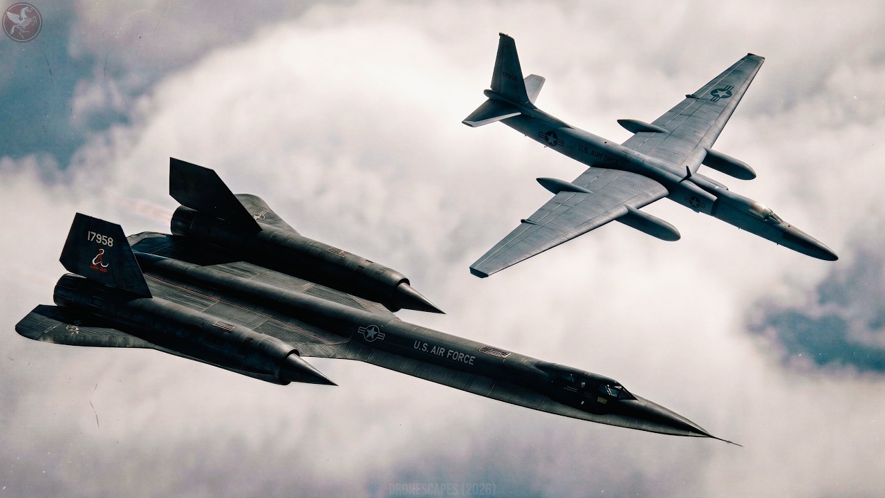 70,000 Feet Up: The Secret World of Cold War Spy Planes. The SR-71 Blackbird And U-2 Dragonlady