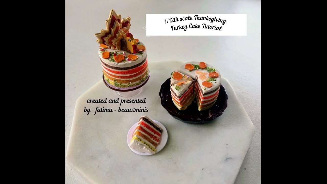 Turkey Cake (1/12th scale Tutorial)