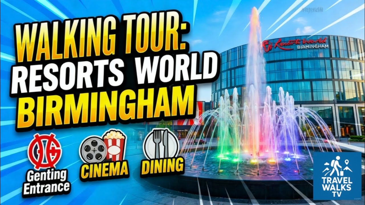 Resorts World Birmingham FULL Walking Tour 2026 | Every Area Inside & Out Shops, Restaurants, Casino