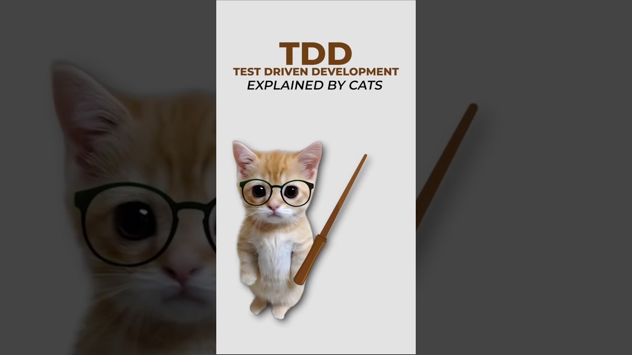 TDD, explained by cats. #cat #development #testing #software #coding