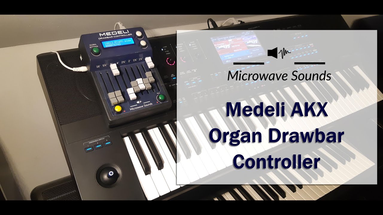 Medeli AKX 10 - Real Organ Drawbar Controller (English)