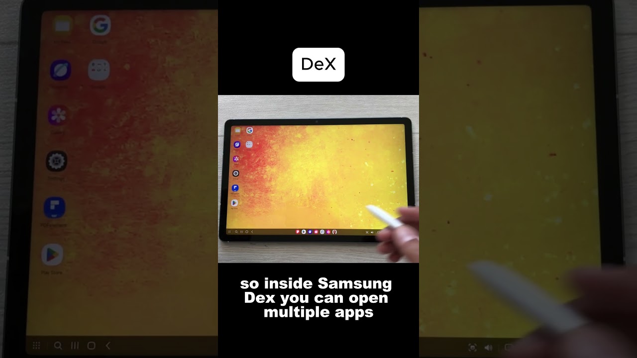 Используйте Samsung DeX на Galaxy Tab S10 FE как на ПК! #шорты