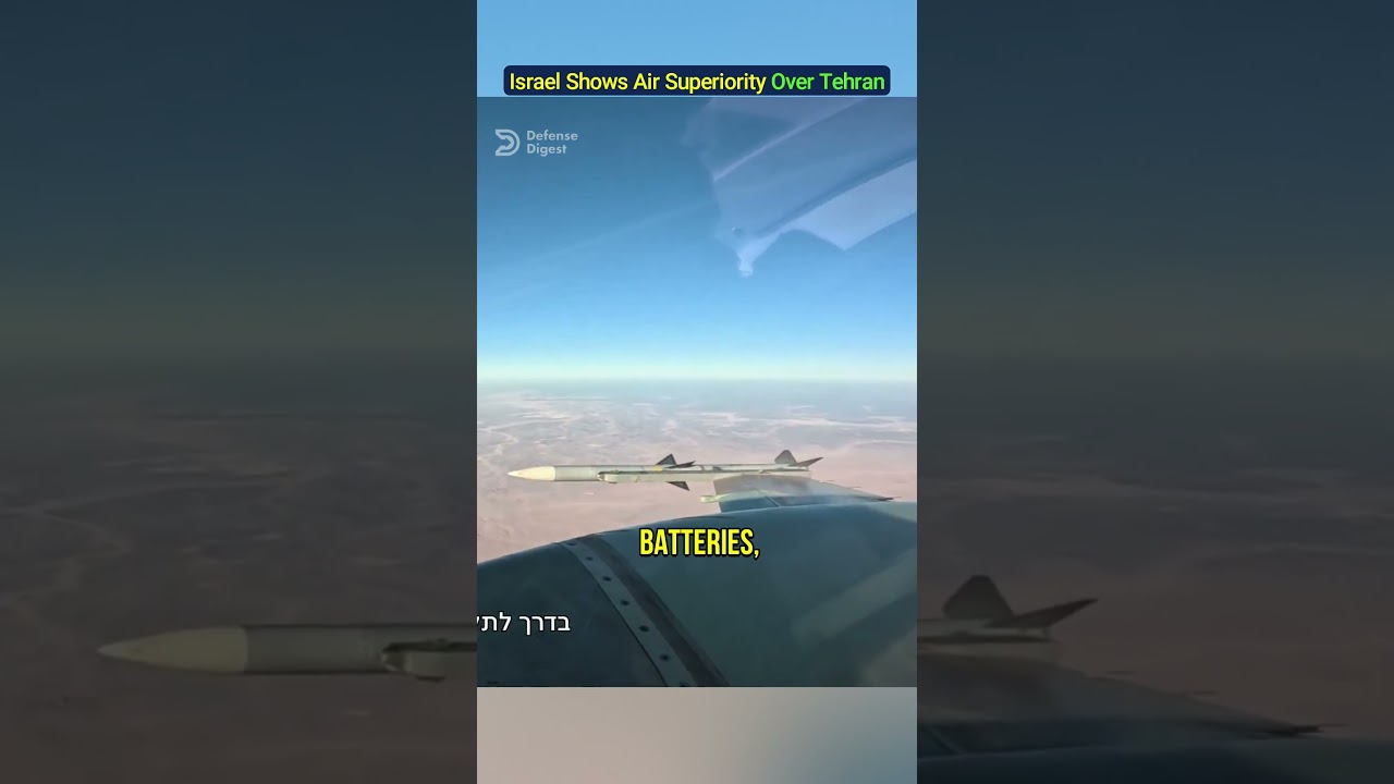 Israel Shows Air Superiority Over Tehran