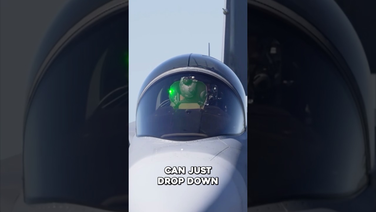 When Training Turns Intense: Fighter Jet Executes Emergency Landing #aviation #viral #tiktok