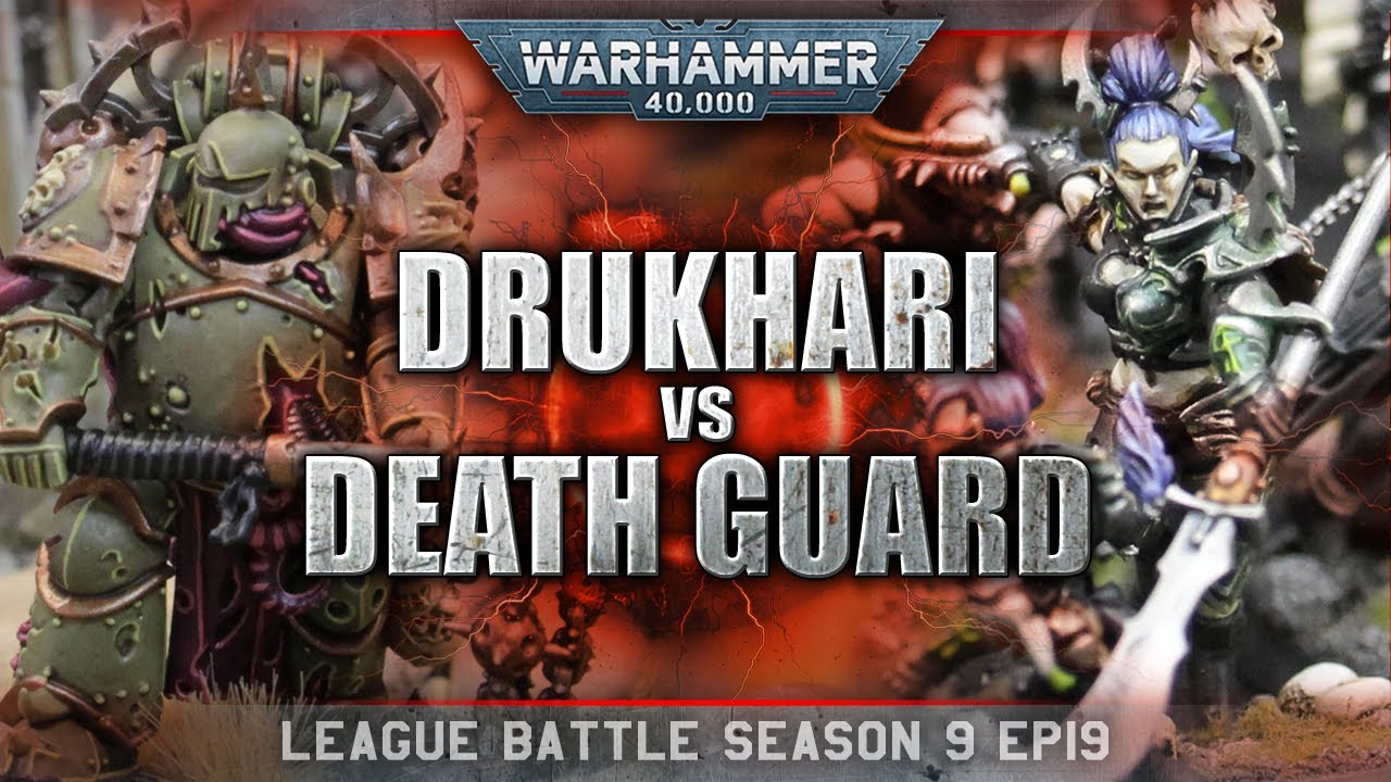 Death Guard vs Drukhari Warhammer 40K Battle Report 9th Edition 2000pts S9EP19 FATE OF THE WEAK!