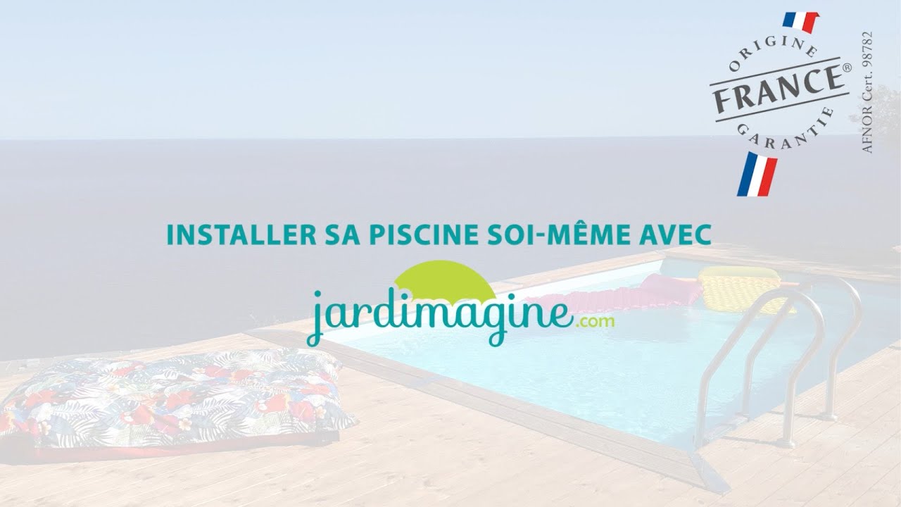 Installer sa piscine soi même avec Jardimagine