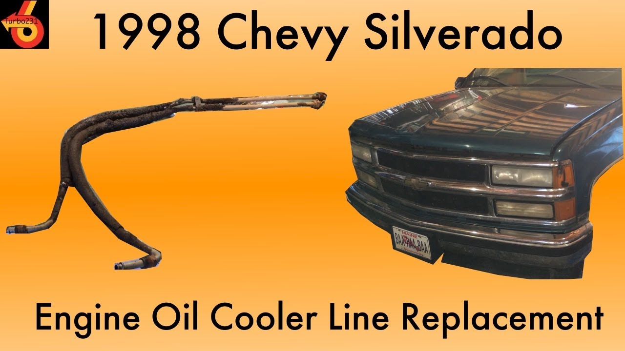 1998 Chevy Silverado Oil Cooler Line Replacement DIY