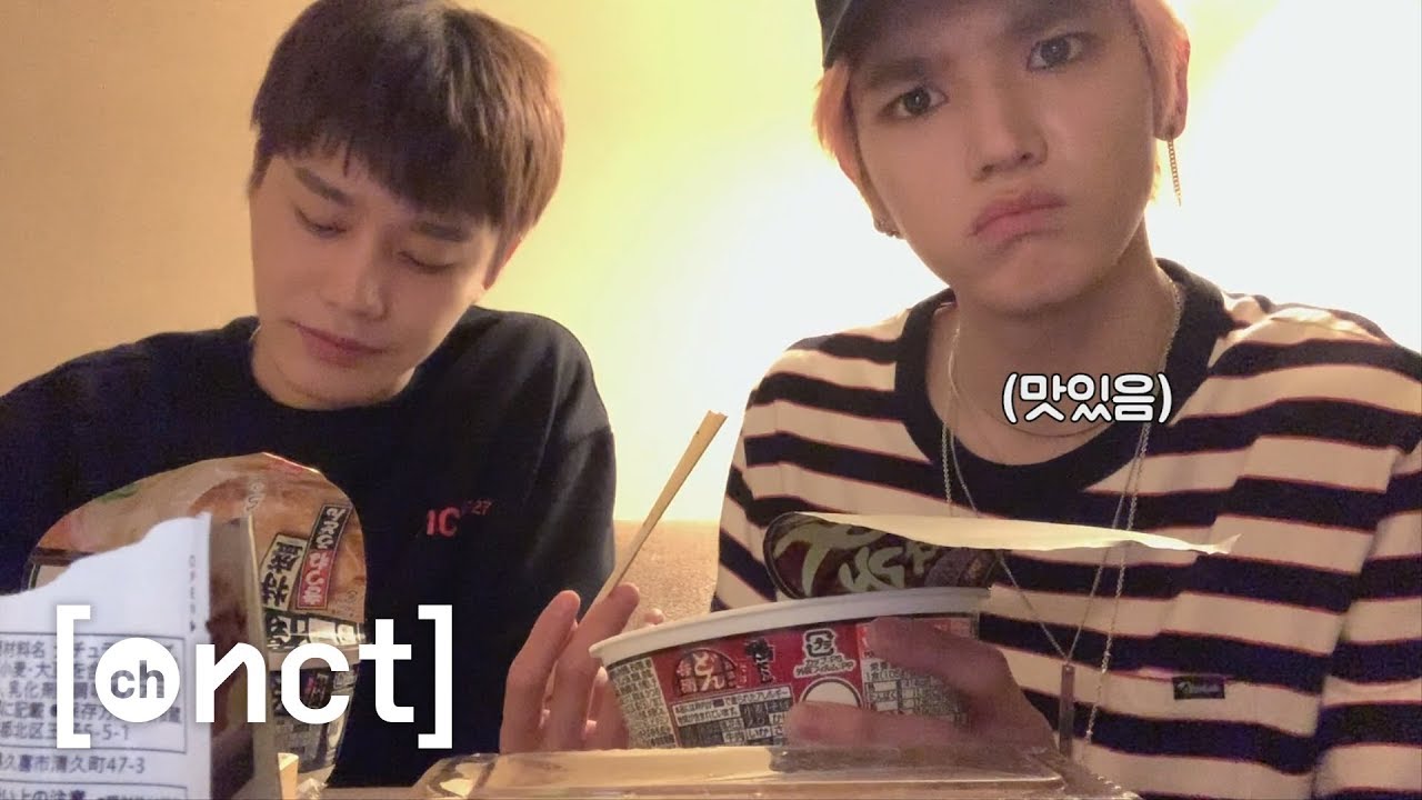 툥이 아이패드로 찍은 일본 편의점 먹방 with 룸메 탤