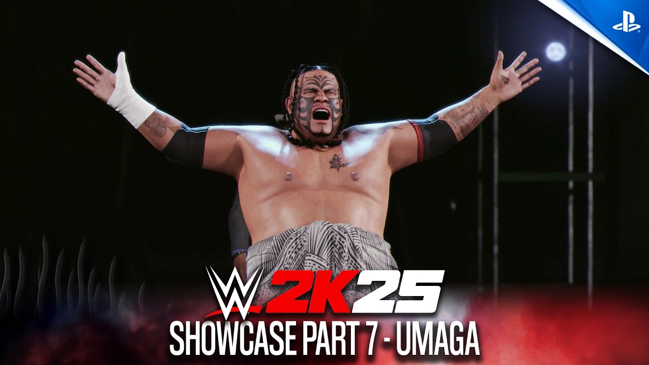 WWE 2K25 Showcase Part 7 - Umaga vs John Cena (PS5 Gameplay)