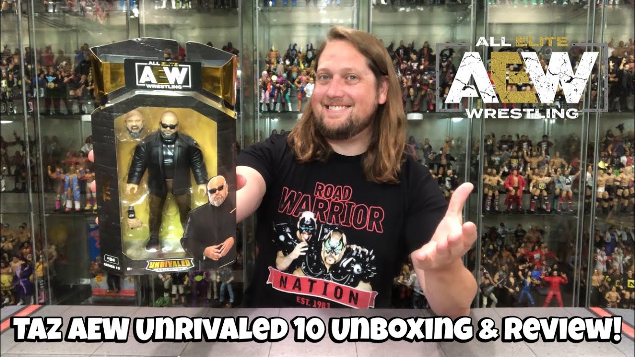 Taz AEW Unrivaled Series 10 Unboxing & Review!