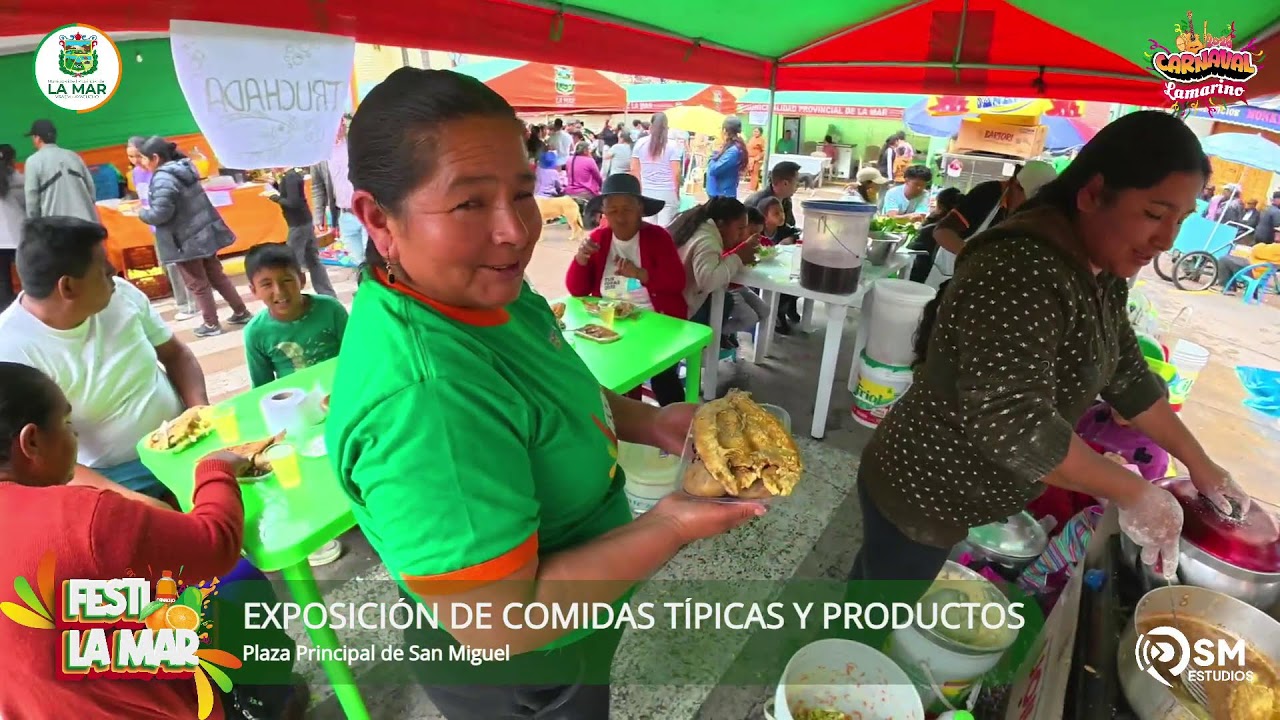 #EnVivo Exposición de productos y comida típicas