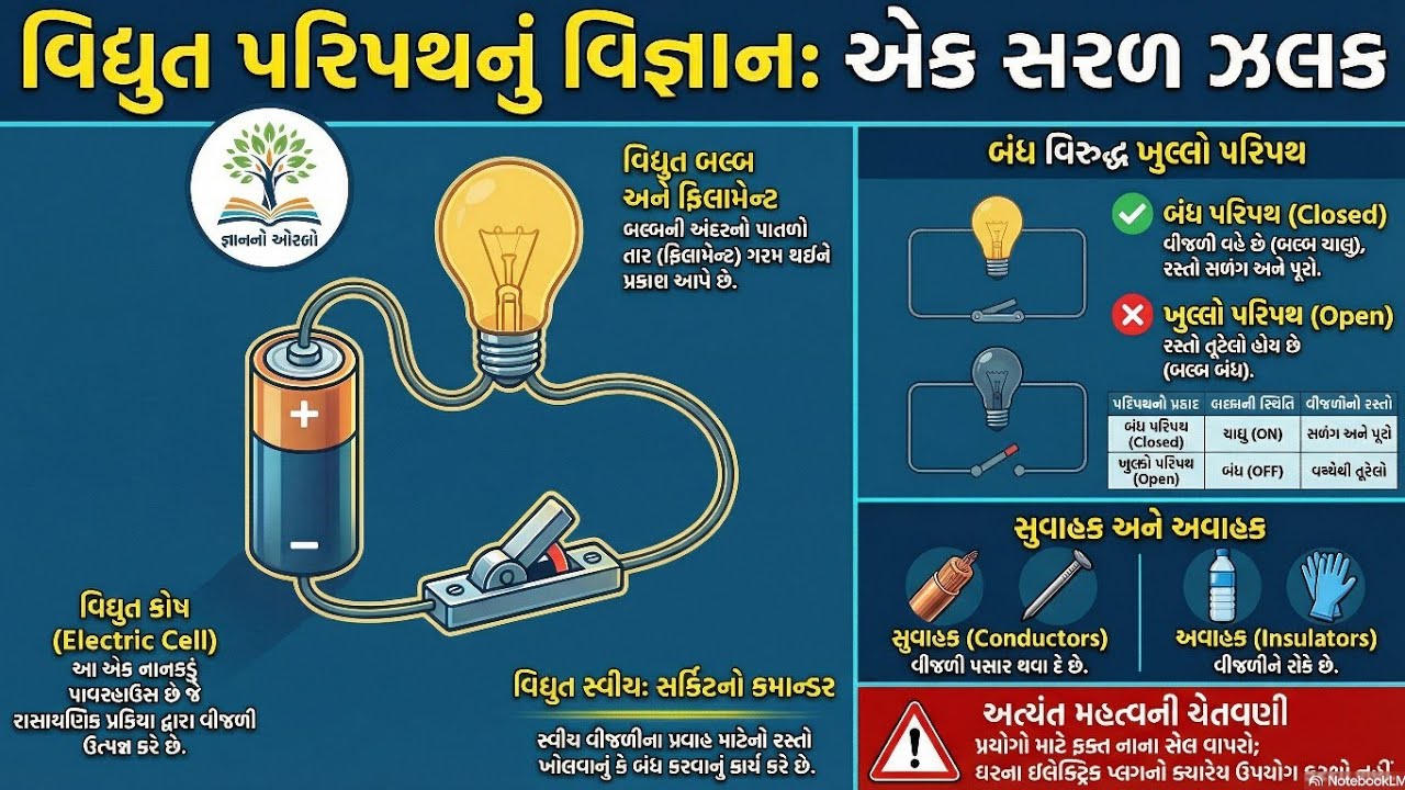 ચાલો બનાવીએ આપણો પોતાનો પરિપથ! (Electricity and Circuits) | 