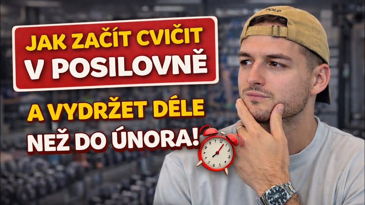 Jak ZAČÍT CVIČIT v posilovně.. a vydržet déle než do února!