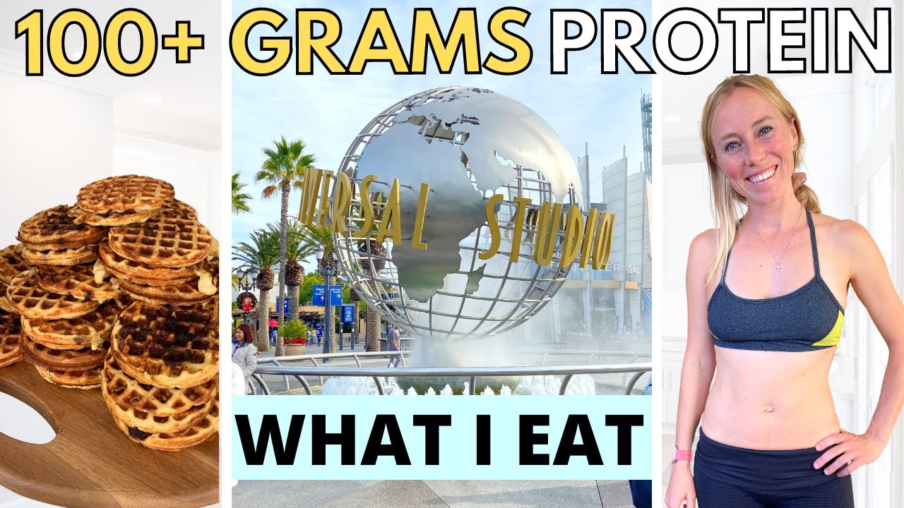 What I Eat In A Day | 100+ Grams of Protein at Universal Studios [High Protein Meal Ideas]
