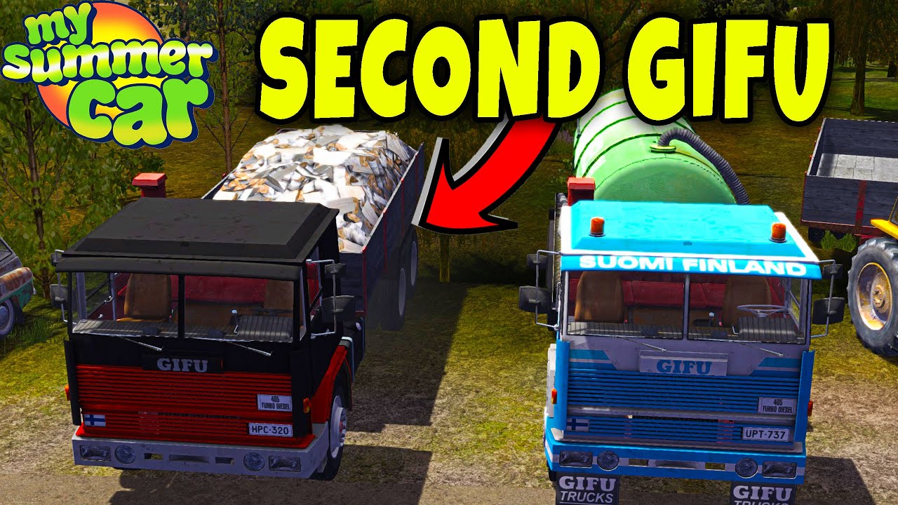SECOND GIFU with FLATBED (FIREWOOD SUPPORT) - My Summer Car