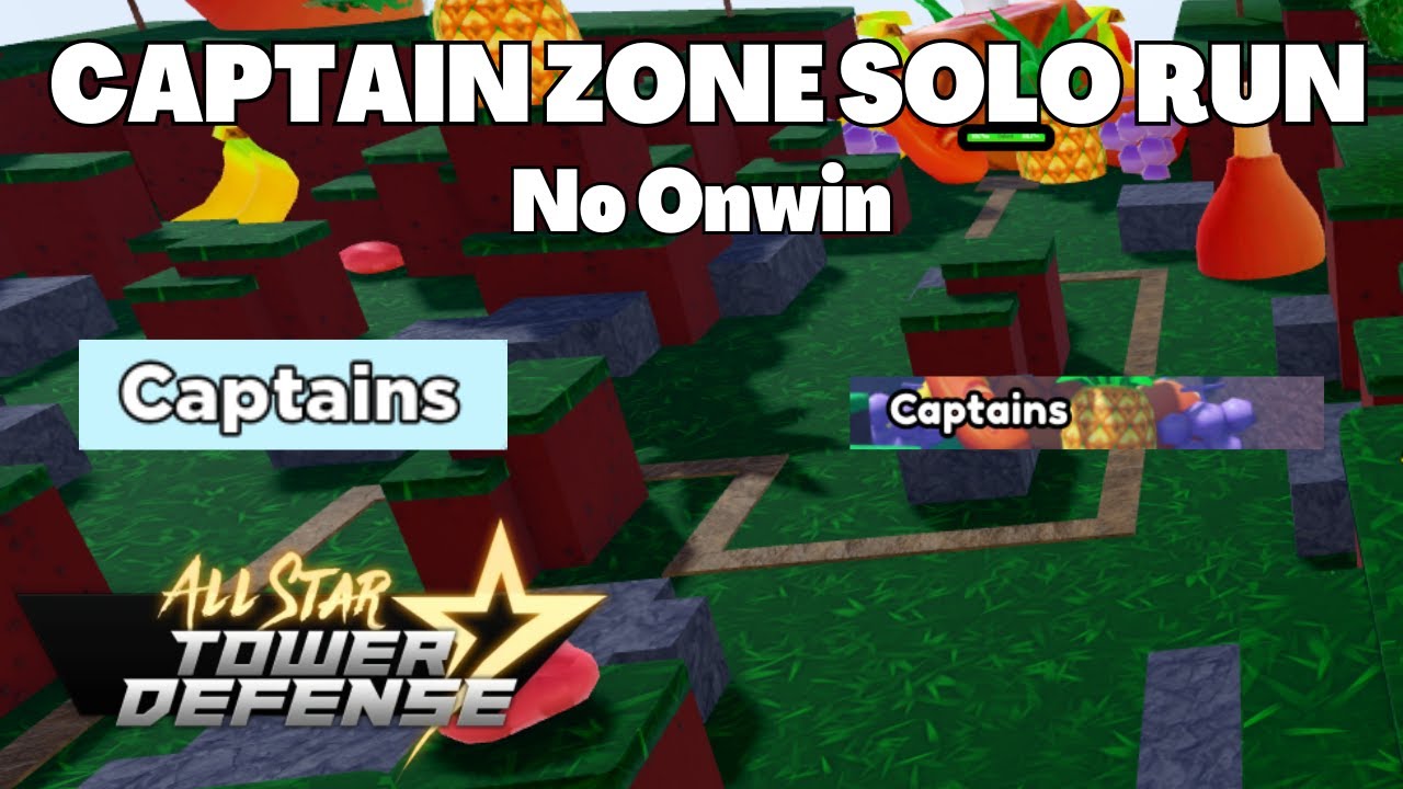 How To Solo Captain Zone (No ONWIN!) (Captain Units) (Blood Queen Orb) All Star Tower Defense ASTD