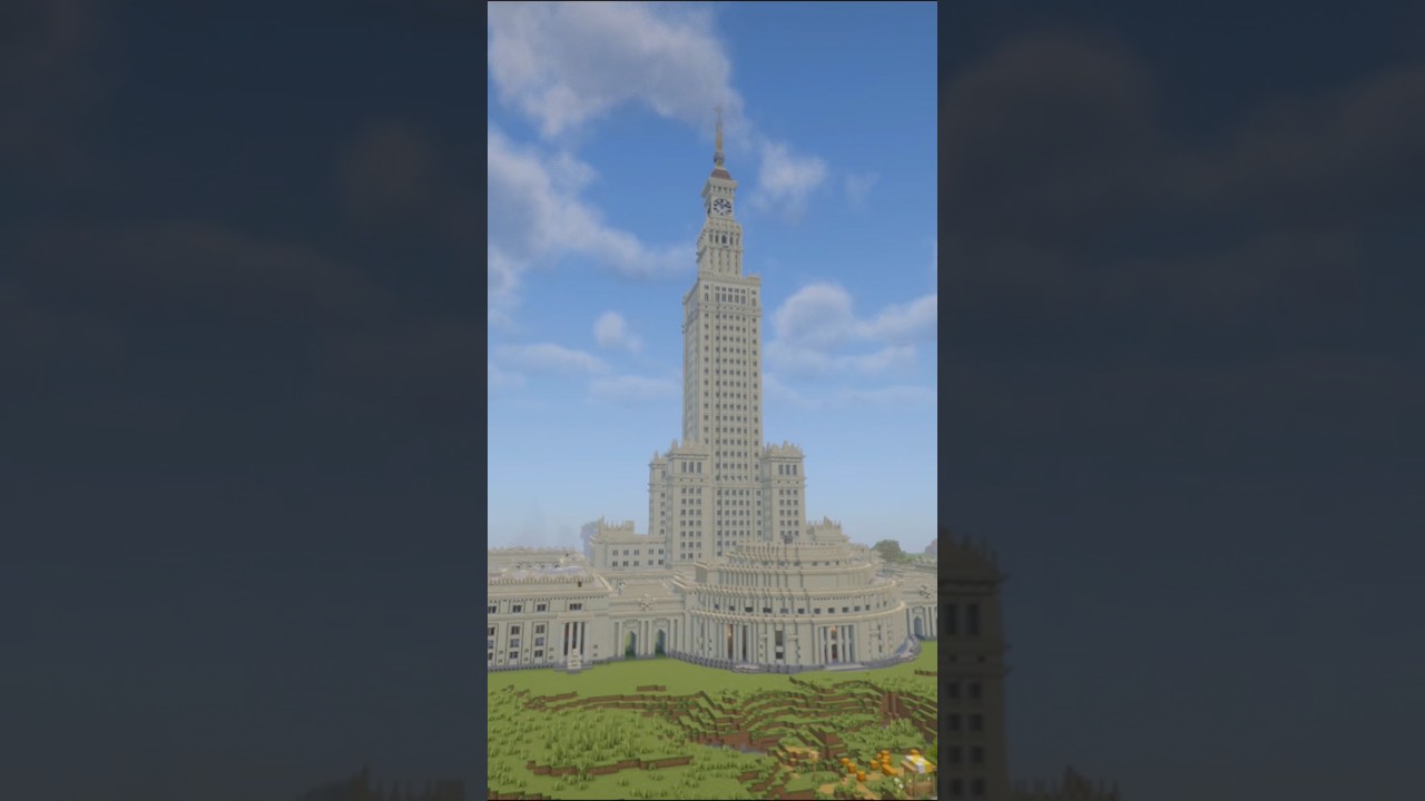 Palace of Culture and Science(Warsaw, Poland) | Minecraft Build Timelapse