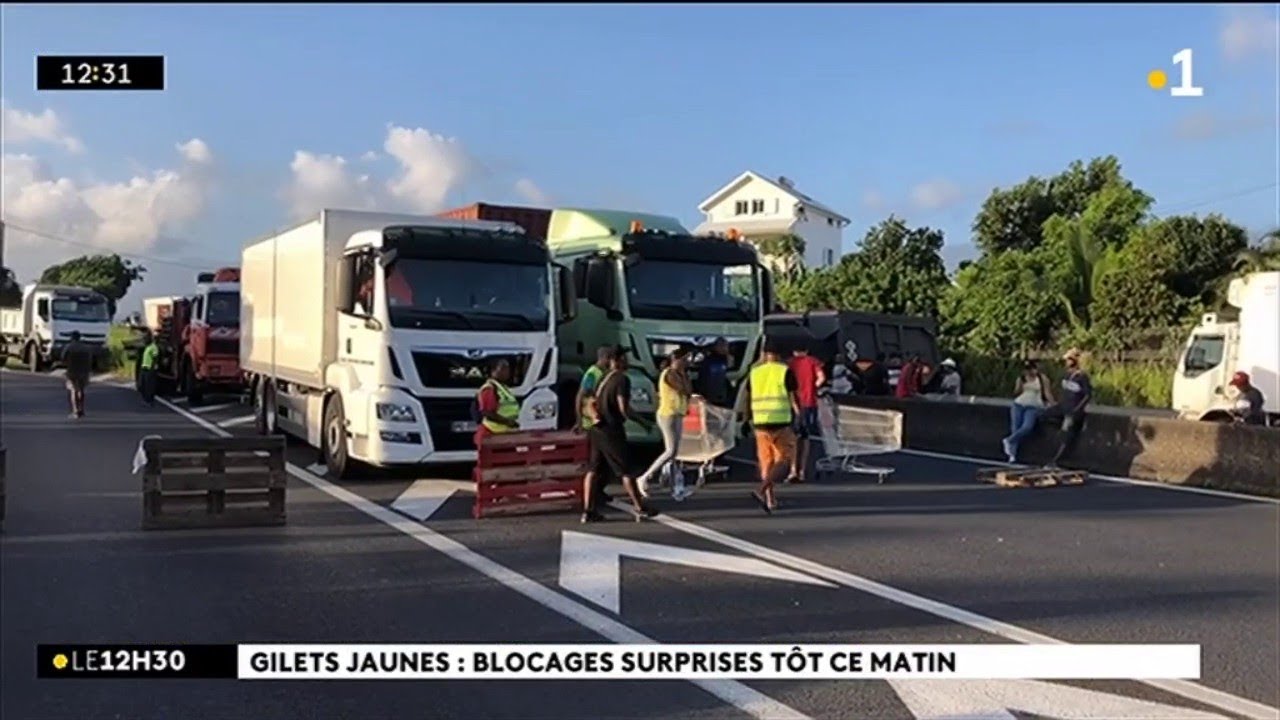Gilets Jaunes : blocages surprises tôt ce matin