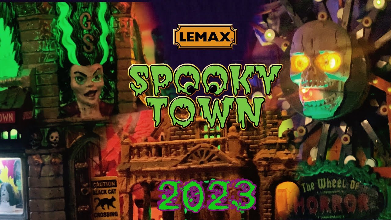 Lemax Spooky Town 2023 Display Video! (Edited)