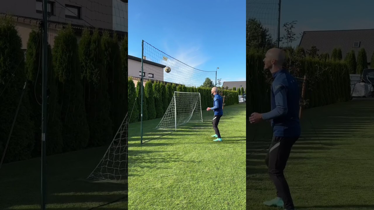 Master Your Skills with a Bounce Back Soccer Net! #soccergoals #trainingcourse #soccer #fyp