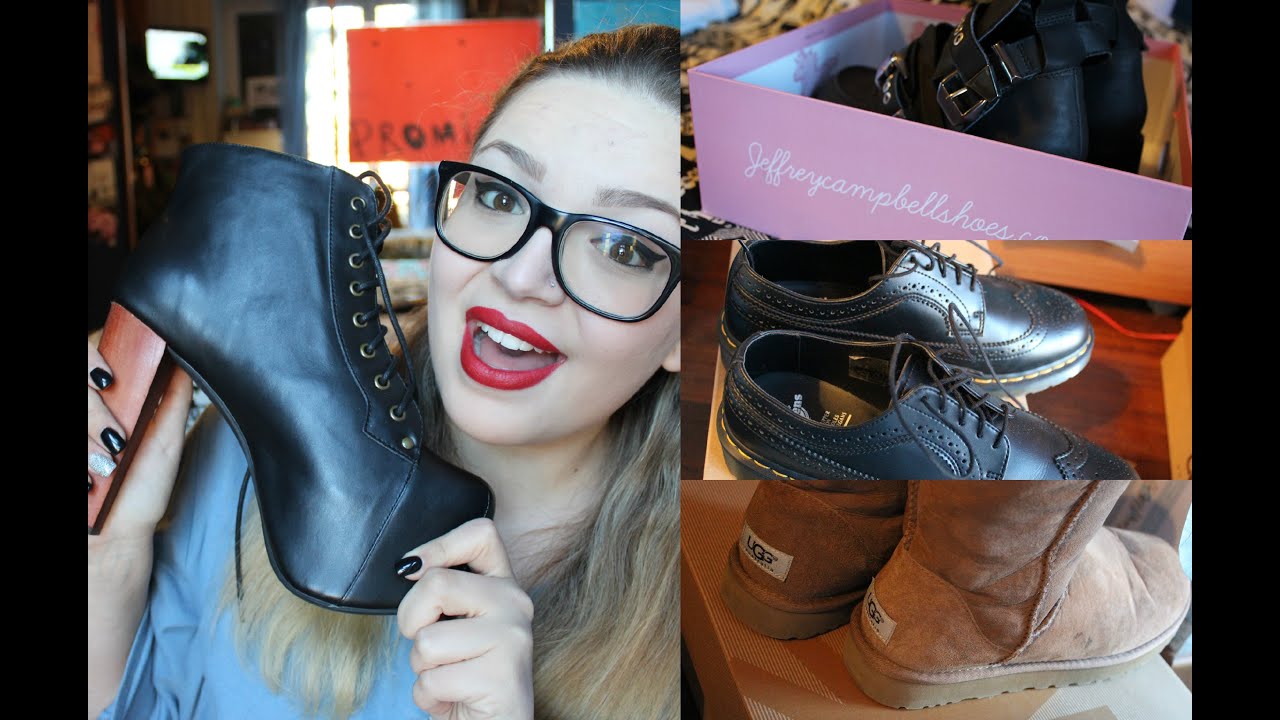 Huge shoes haul | JEFFREY CAMPBELL, UGG, DR. MARTENS♡