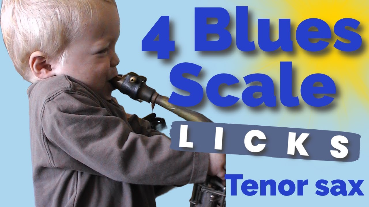 4 Blues Scale Licks for Tenor Sax — Learn Them & Build Your Own