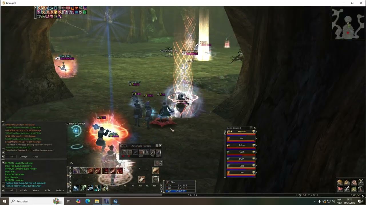 L2 Mog x7 Craft Com auto farme ...... Tretinha Queen ant  PT  ASGARD