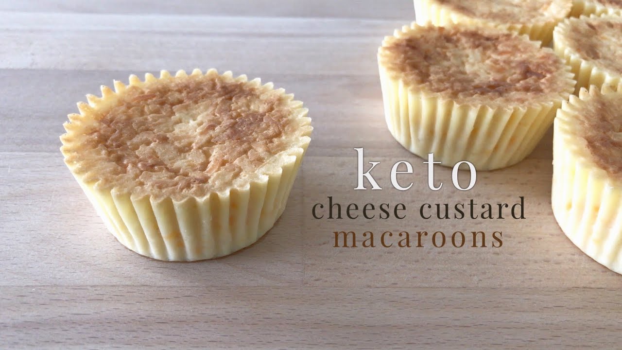 Keto Cheese Custard Macaroons